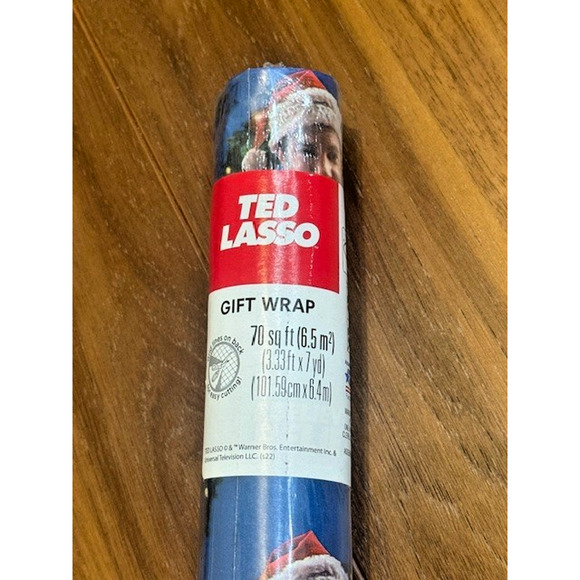 TED LASSO Gift Wrap Roll NEW Roll of Christmas Wrapping Paper 70 sq ft I Believe - Picture 6 of 6